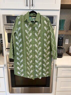 Julia Amory Green Swizzle Dress